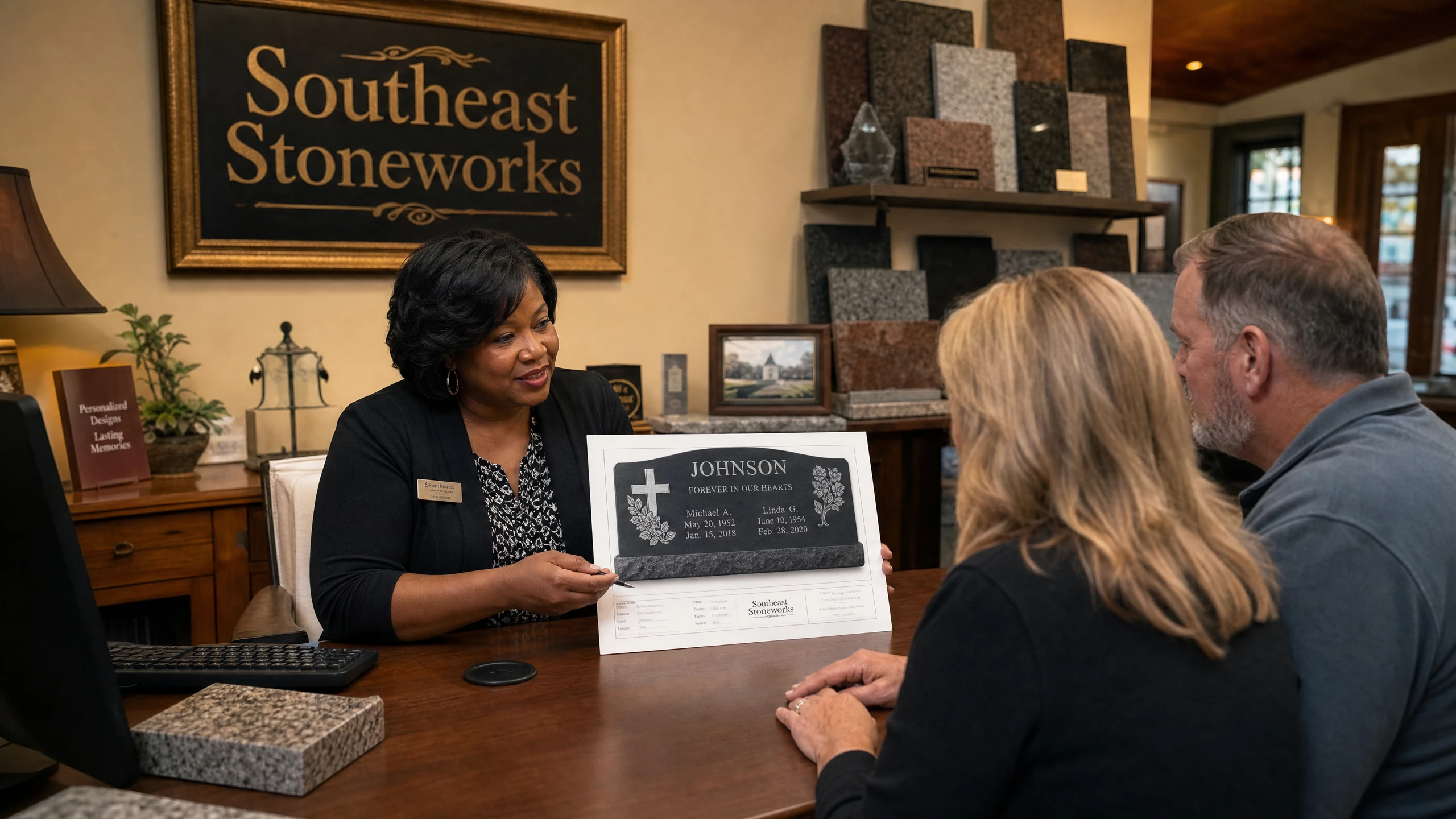 Madison Monuments memorial consultation and showroom guidance