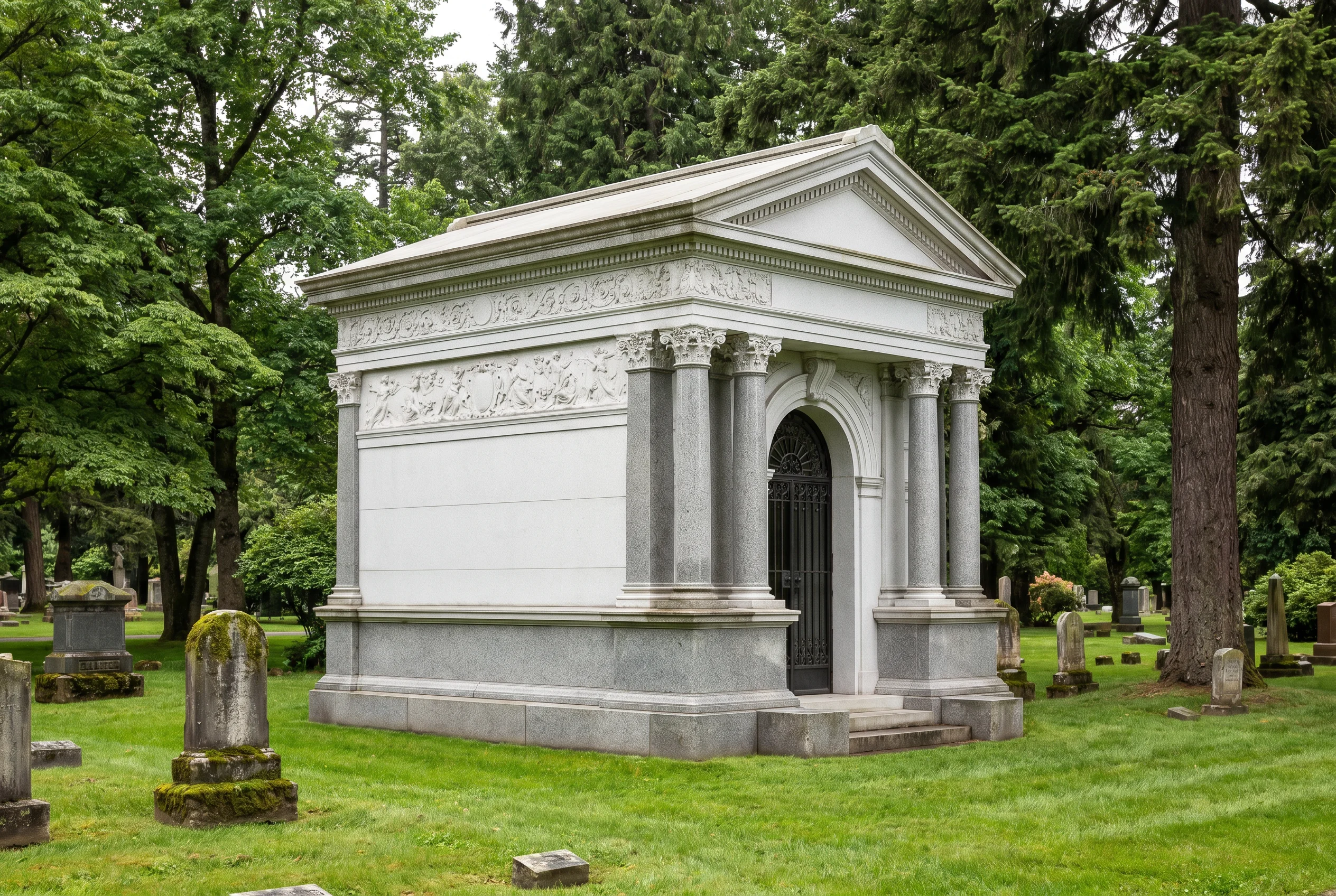 Private family mausoleum