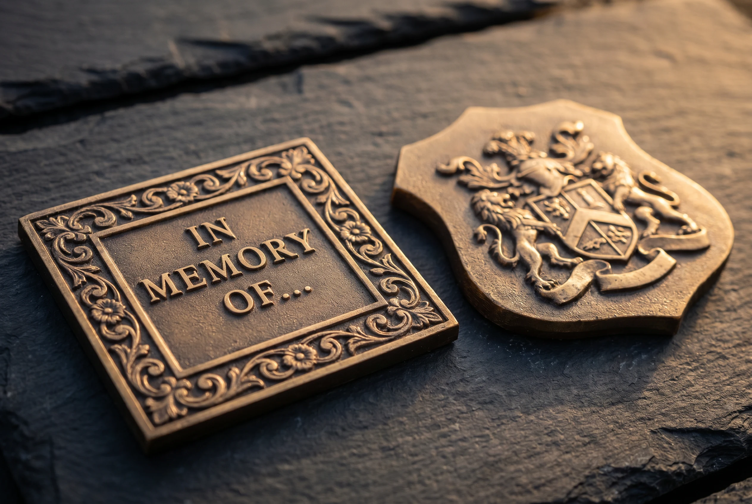 Bronze Memorial Plaques