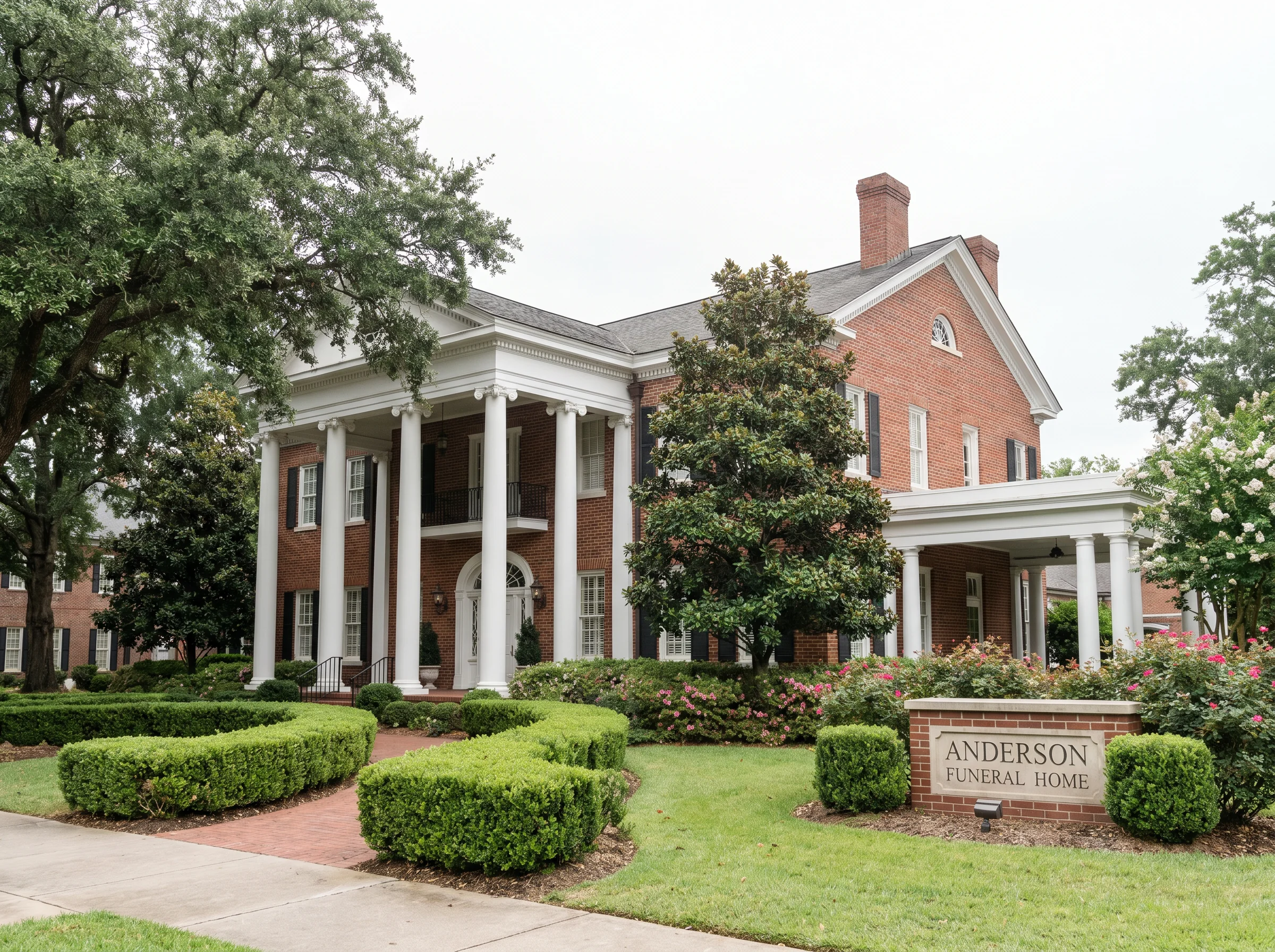 Funeral home exterior
